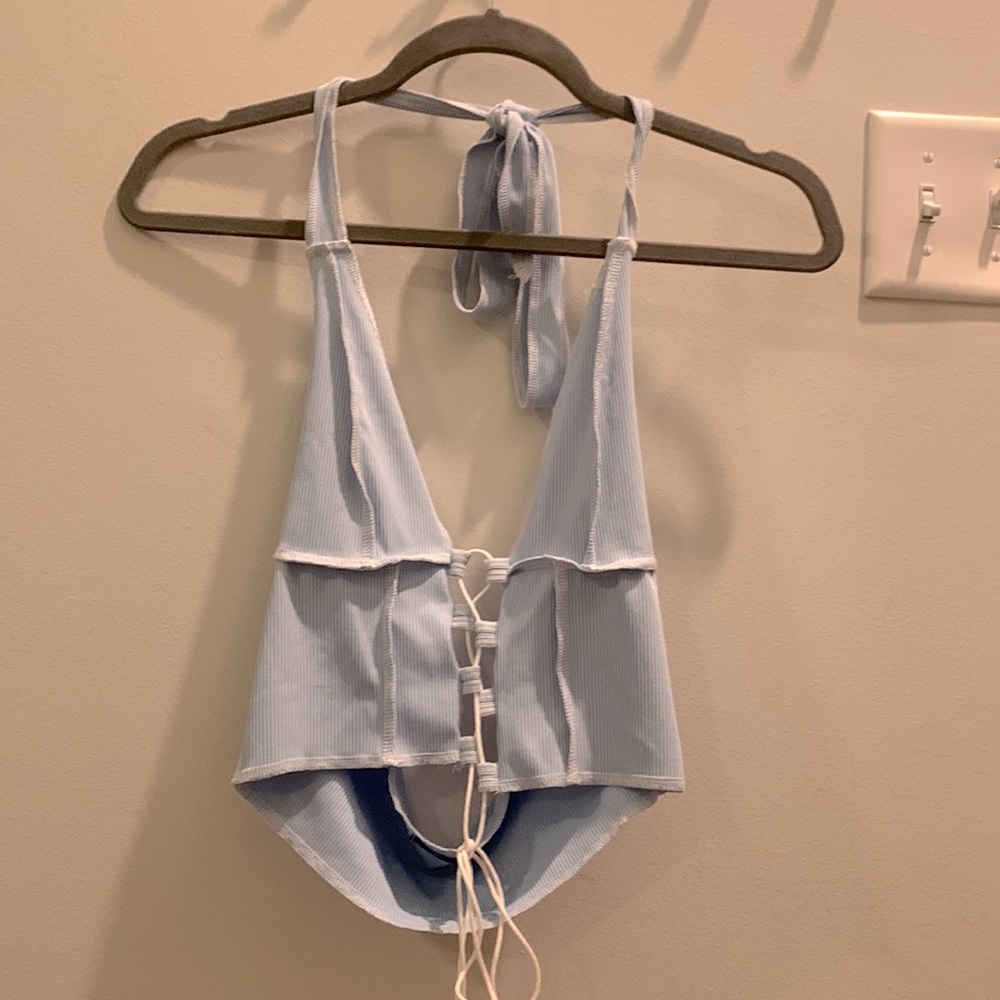 Baby Blue halter top